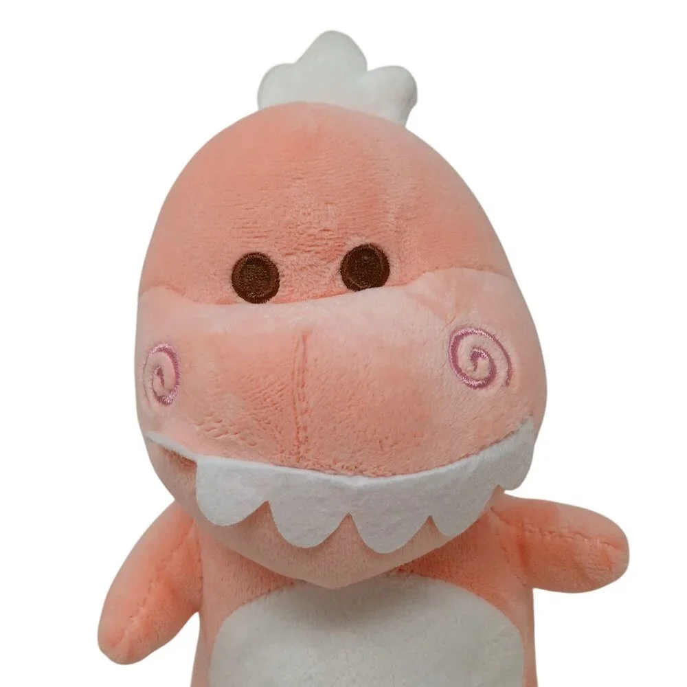 Cute Dinosaur Plush Toy Toothy Grin White Belly 10